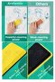 Blackboard Eraser Eva 2 Pieces White Blackboard Eraser with Quality Felt Tip Eva School Classroom Office Dry - 3