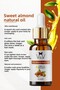 Sweet Almond Cold Pressed 100% Pure and Natural Herbal Sweet Almond Essential Oil 10ml - 3