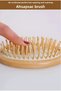Natural Wooden Bamboo Comb Healthy Air Cushioned Massage Effect Antistatic Handmade Hair Care Comb - 3