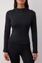 Black Diver/Scuba Fabric Inside Fleece Warm Keeping K Hooded Knitted Sports Jacket Thmaw26Sk00005 - 5