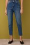 Blue High Waist Flexible Comfort New Mom Jeans Twoaw26Je00056 - 3