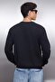 Siyah Regular/Normal Kesim İçi Polar/Sıcak Tutan Sweatshirt TMNAW21SW1208 - 8