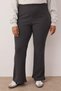 Anthracite Flare High Waist Spanish Leg Camisole Knitted Plus Size Pants Tbbaw25Ar00015 - 3