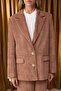 Special Collection Brown Regular/Normal Fit Corduroy Blazer Jacket Twoaw26Bc00023 - 3