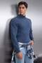 Indigo Slim Fit Yünlü Yarım Balıkçı Yaka Basic Triko Kazak TMNAW21KZ1595 - 2