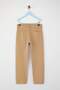 Camel 100% Cotton Elastic Waist Straight/Basic Woven Boys' School Trousers Tkdaw26Pl00002 - 4