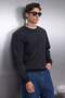 Siyah Regular/Normal Kesim İçi Polar/Sıcak Tutan Sweatshirt TMNAW21SW1208 - 2