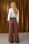 Special Collection Brown Belted Stitching Detail Low Waist Loose Baggy Jeans Twoaw26Je00020 - 4