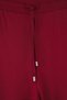 Burgundy High Waist Elastic Waist Printed Knitted Plus Size Leggings Tbbaw26Bv00002 - 7