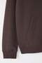 Koyu Kahverengi Oversize/Geniş Kesim Kapüşonlu İçi Polar/Sıcak Tutan Sweatshirt TMNAW23SW00195 - 7