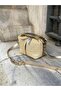 Gold Straw Lock Hand and Shoulder Bag for Women - 4