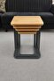 4-Piece Walnut Black 18 mm Bathroom Set - 4