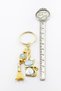 Handmade Daisy Cluster Blue Pearlescent Cute Kitten Keychain, Gift Keychain - 3