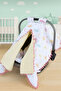 100% Cotton Multi-Purpose Double Layer Muslin Stroller Cover & Cushion - 4