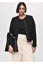 Buttoned Cropped Jacket - 6