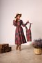 Vintage Coffee Flared Dress Mother Son Combination (Single Price) - 6