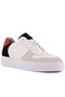 - White, Navy Blue Leather, Orange Suede Men's Casual Shoes 101-7048-Gom228 - 2