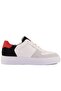 - White, Navy Blue Leather, Orange Suede Men's Casual Shoes 101-7048-Gom228