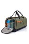 Taliveva Khaki Shoe Compartment Large Size Unisex Sports Fitness and Travel Bag with Thermos