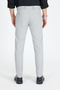Men's Gray Quality Stretchy Lycra Ankle Length Relaxed Fit Slim Fit Fabric Pants - 5