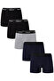 Men's 5-Piece Bamboo Elastic Waist Boxer