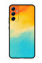 Protective Case For Samsung Galaxy A24 4G Shades Of Orange Yellow Blue