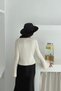 Spanish Sleeve Boat Neck Knitwear Cardigan Aw25Hi0003 - 6
