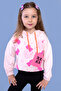 Girls' Printed Sweatshirt with Pocket Detail - 3