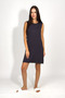 Women's Zero Sleeve Combed Cotton Long Tunic Undergarment Smoked - 3