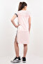 Girl's Printed Stripe Detailed Dress - 7