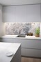 Code 71 Waterproof Kitchen Bathroom Floor Marble Furniture Tiles Adhesive Foil Finish - 3