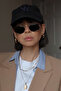 Unisex Ellipse Black New Season Sunglasses - 2