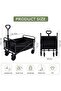 Foldable Garden Camping Wagonby, Outdoor Shopping Cart - 3