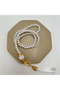 Oyster Boxed Special Cream Zikirmatik and Prayer Beads Set Gift Mevlüt Quran Umrah and Hajj Gift - 4