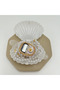 Oyster Boxed Special Cream Zikirmatik and Prayer Beads Set Gift Mevlüt Quran Umrah and Hajj Gift - 2