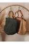 Handmade Woven Crochet Handmade Straw Bag - 3