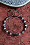 Aquamarine & Hematite Natural Stone Macrame Bracelet - 2