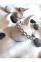Straw Handcuff Bracelet Silver - 2