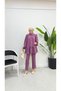 Women's Ruffled Skirt Hijab Tunic Pants Set-Brc1316 - 3