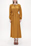 Long Dress with Stitching Detail 93825