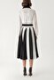 Black and White Two-color godeli shirt dress 94339 - 4