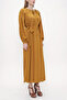 Long Dress with Stitching Detail 93825 - 2