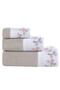 Carmen 100% Cotton 3 Piece Boxed Luxury Towel Beige 70 X 140 - 4