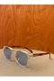Square Design Leopard Clear Frame Blue Glass Sunglasses Uv400 Protection Women&Men