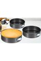 24cm 26cm 28cm 3-Piece Cake Mold with Lid, Round, Non-Stick, Leakproof, for Cheesecake, Pie, Pizza - 2