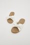 White Bowknot Women's Slippers Non-Slip Sole Pool Sea Beach Slippers (Narrow Fit) - 7