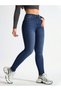 Women's Black Skinny Slim-Leg Shaping Jeans Denim Non-Fading Women's Jeans - 5