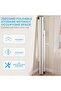 Clothes Drying Rack, Heavy Duty Stainless Steel Garment Rack Adjustable and Foldable Space Saving La - 5
