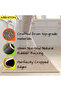 Set of 2 PCs Premium Anti-Fatigue Kitchen Mats, Non-Skid Natural Rubber Kitchen Floor Mats, - 4