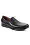 Manyas Genuine Leather Orthopedic Comfort Men's Casual Shoes Black - 3